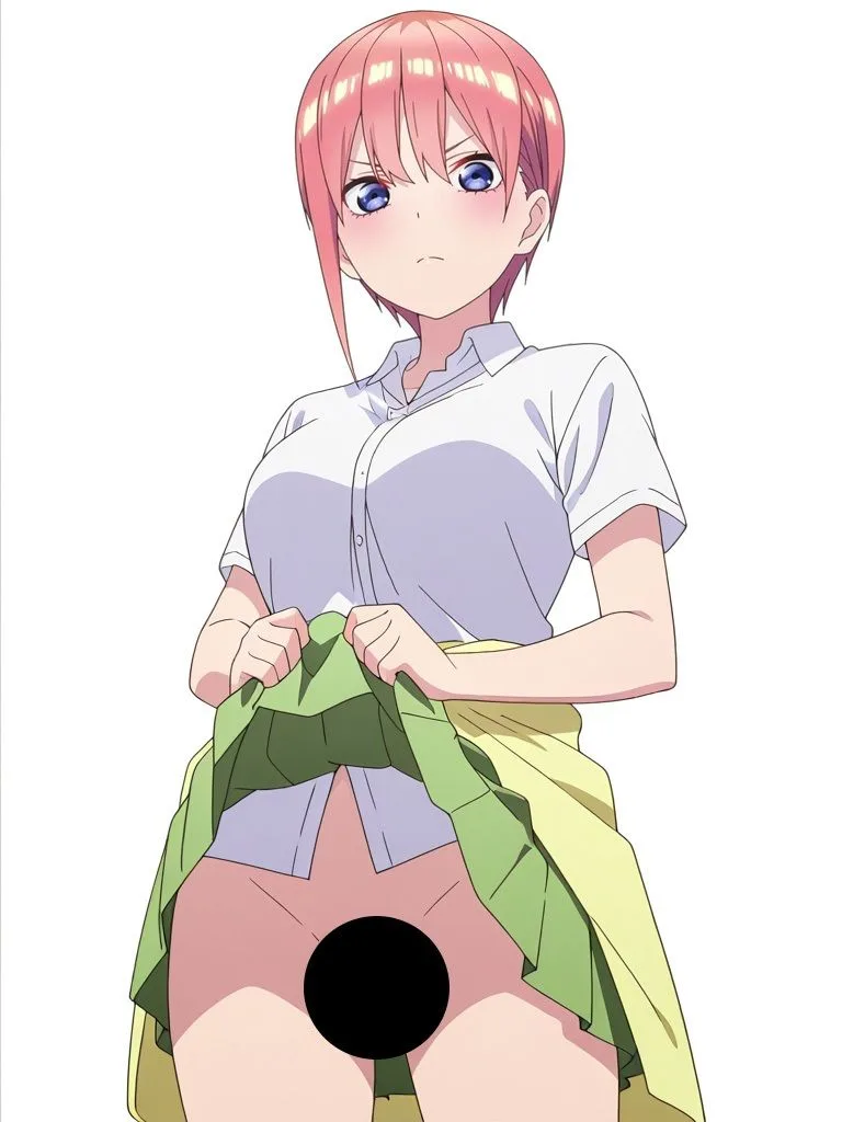 五等分の花嫁 エロ 中野一花 中野二乃 『五●分の花嫁 その1』ヒロイン脱がしてみた ムキムキ色黒モブがヤリたい放題 スマホでも見やすい縦型 シチュエーション＆クオリティ厳選済み300枚！ サンプル4