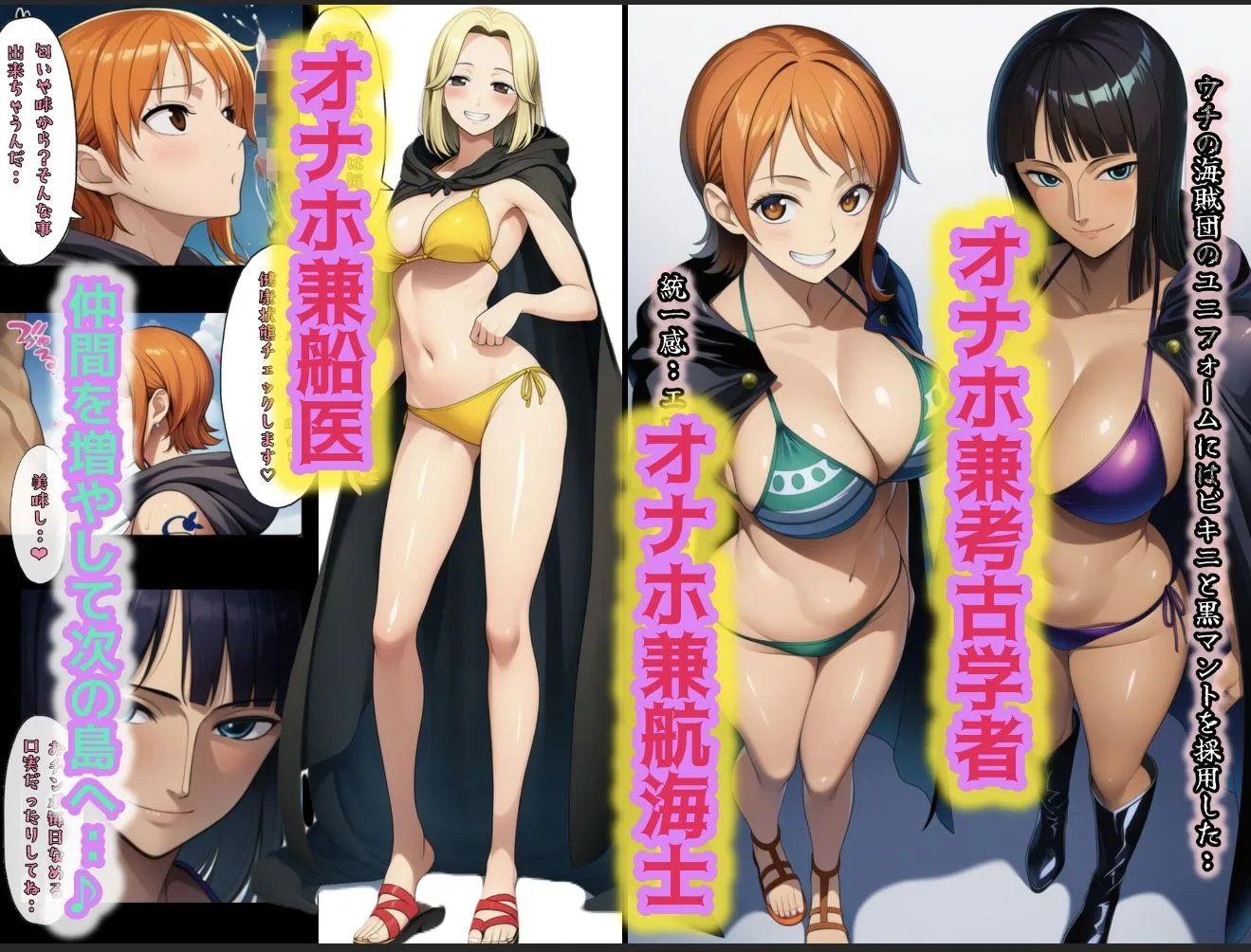 ワンピース エロ ナミ ロビン ユメユメのミRe 〜夢のハーレム海賊団を結成せよ〜 その1 サンプル10