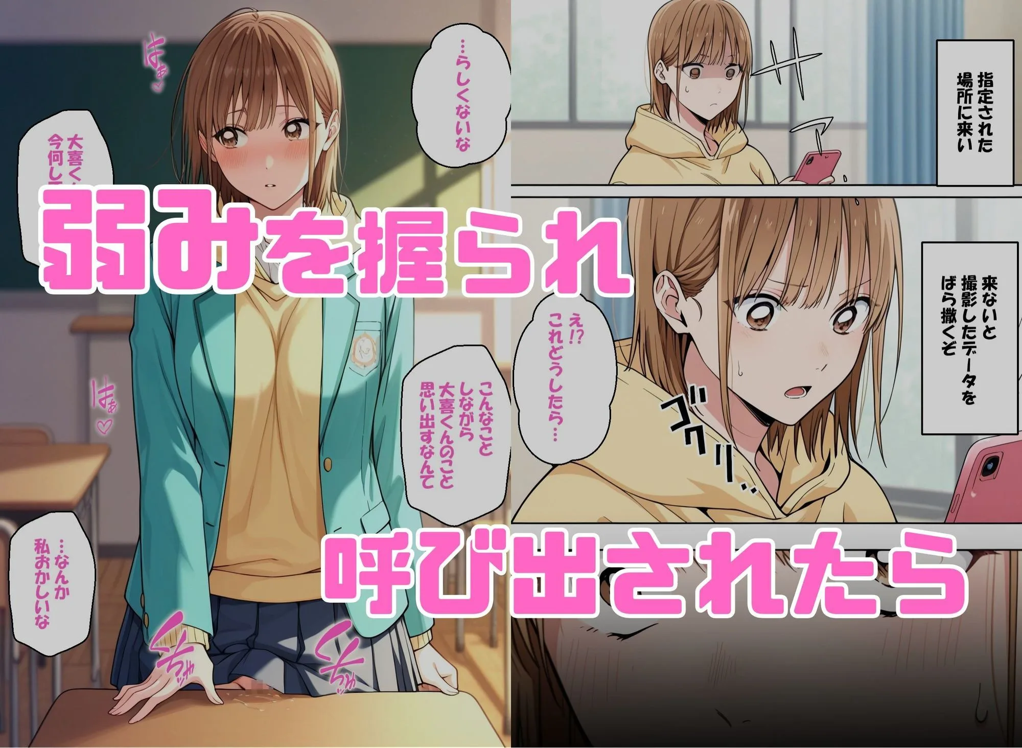 アオのハコ エロ 鹿野千夏 寝取られ女子 弱みをネタに支配された 鹿〇千夏 サンプル2