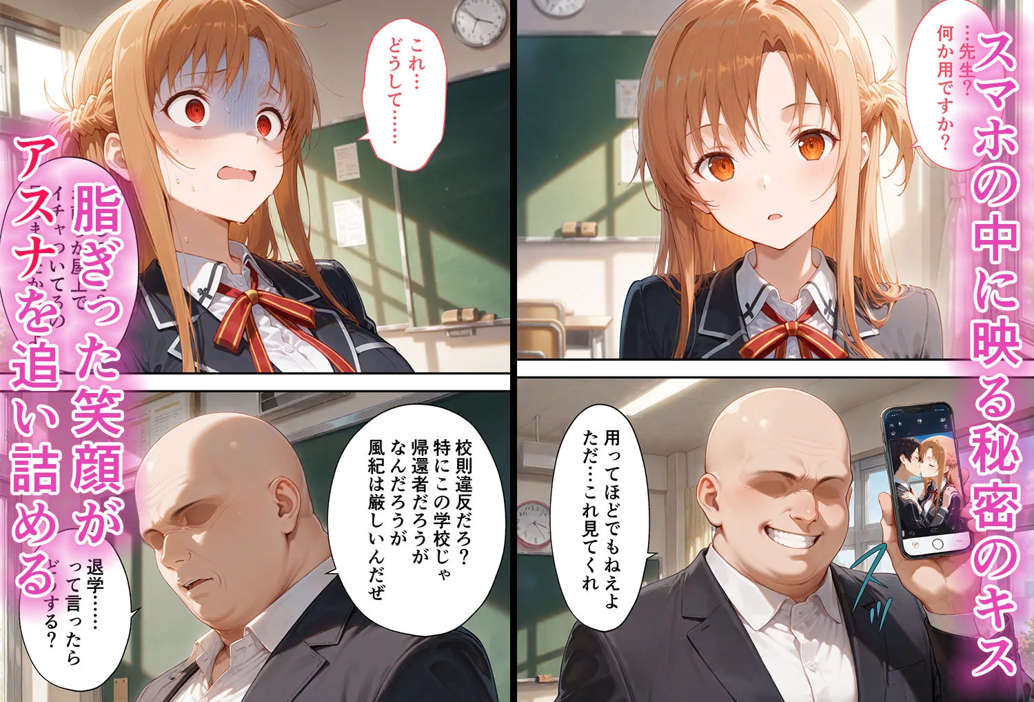 弱みを握られた俺の彼女が寝取られ堕ちるまで アスナ編 [maker] サンプル3