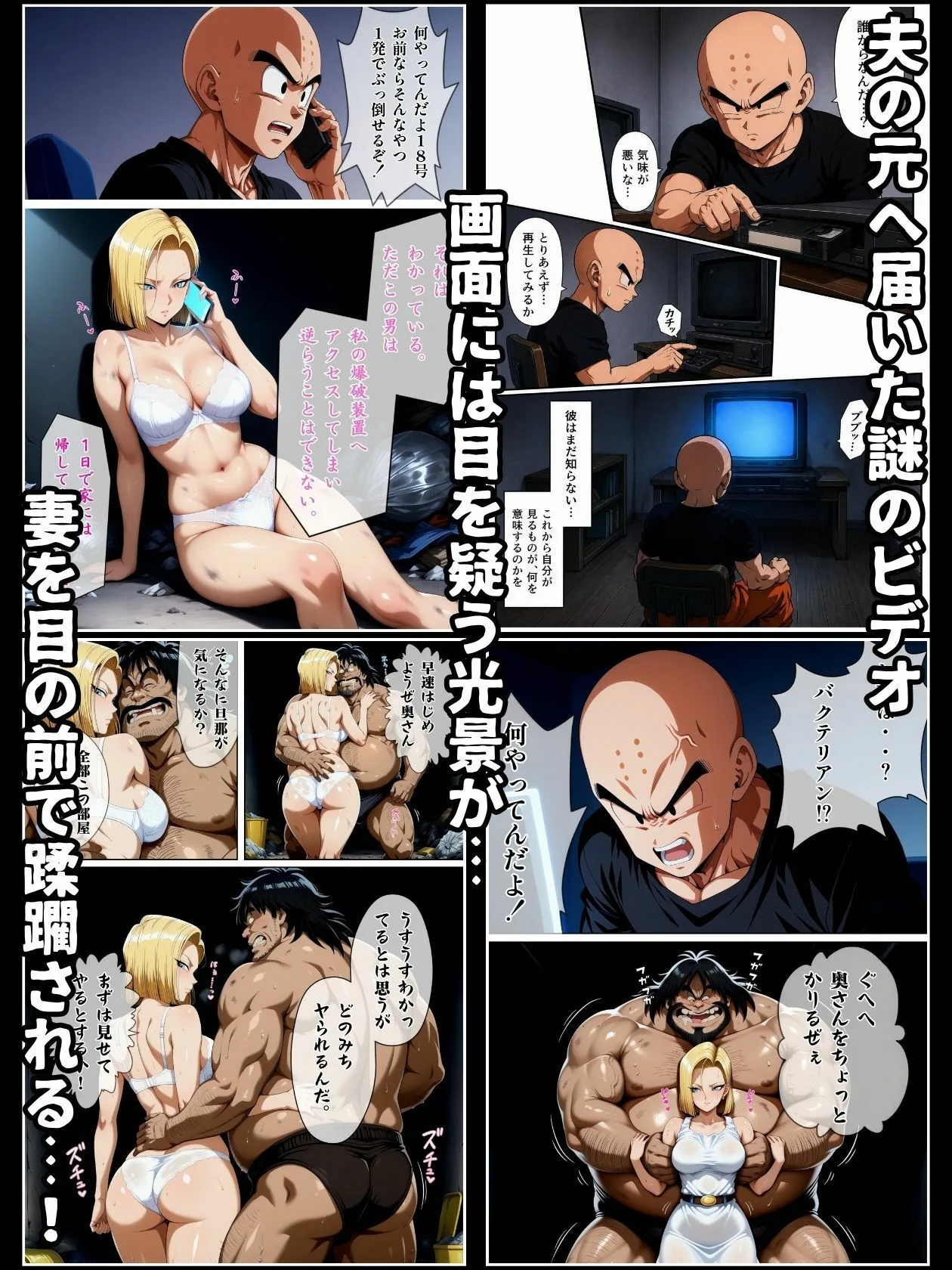 ドラゴンボール エロ 人造人間18号 ブルマ チチ ゴミ部屋招待 カエッテキタバクテリアン 【いいなり人妻0泊2日】 サンプル4